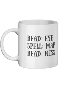 Eye Map Ness Mug Left side