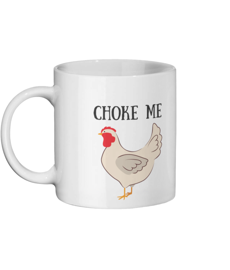 Choke Chicken Mug Left-side