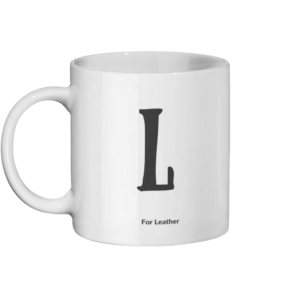 L For Leather Mug Left-side