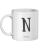 N for Lope Mug Left-side