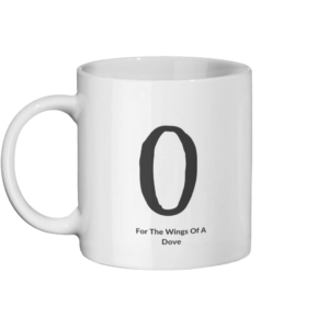 O For The Wings Of A Dove Mug Left-side