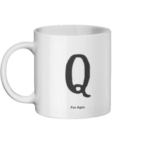 Q For Ages Mug Left-side