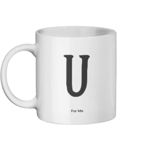 U For Me Mug Left-side