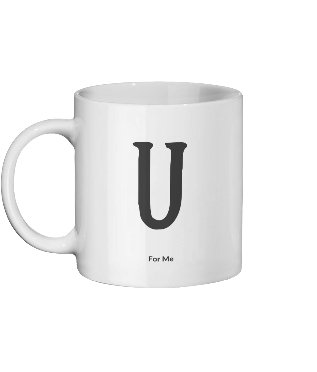U For Me Mug Left-side