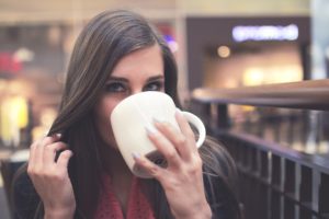 Woman Drinking from Mug - Mary Hinge - Rude and Funny Mugs and More