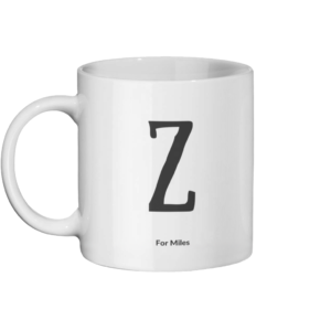 Z for Miles Mug Left-side