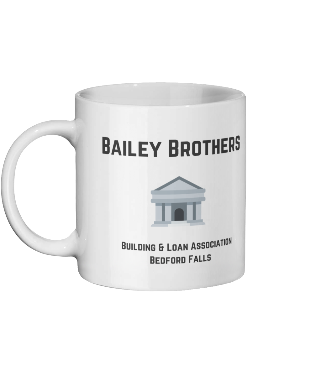 It’s A Wonderful Life Bailey Brothers Mug Left-side